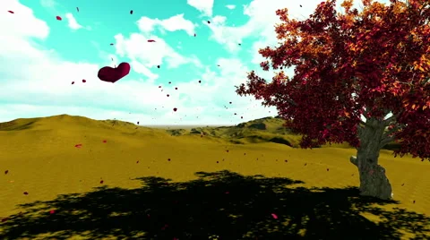 Falling Leaves in the wind Stock Footage 56022580