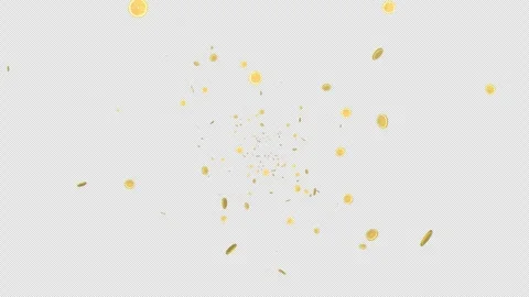 Falling Lemon’s Slices Fruit on Alpha Channel, Loop 库存影片 316069810