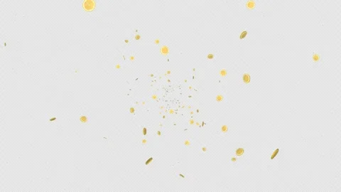 Falling Lemon’s Slices Fruit on Alpha Channel, Loop 库存影片 319045004
