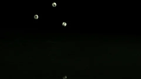 Falling letter beads Stock Footage 89208882