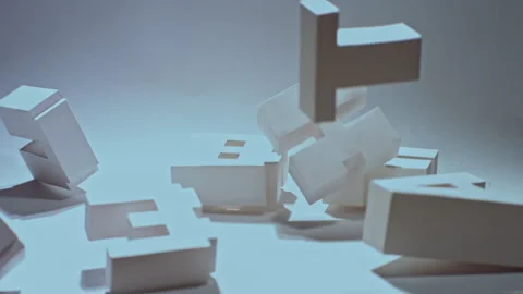 Falling letters Stock Footage 274394273
