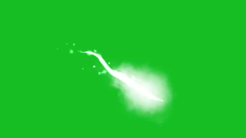 Falling light energy stream green screen... | Stock Video | Pond5