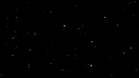 Falling Light Particles on Black Background Animation Video stock 311354360