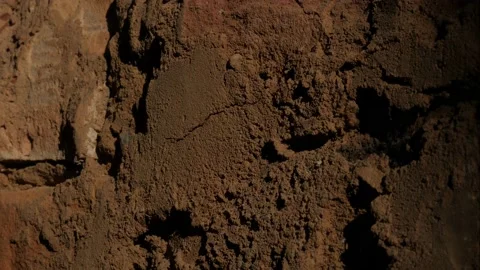 Falling light from a window moves along a brick wall. Video stock 150054100