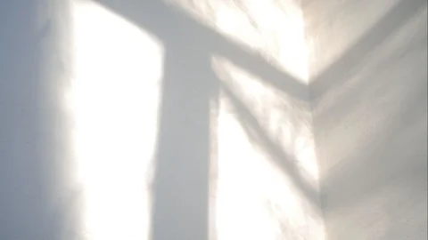 A falling light from a window moving along the wall. Stock Footage 86697727