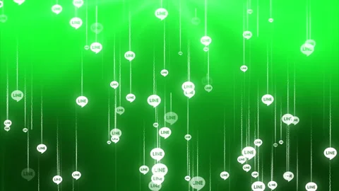 Falling Line Icon Background Video stock 205076731