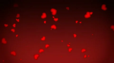 Falling love hearts Stock Footage 996938