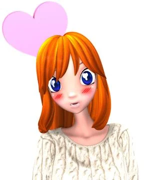 Falling in Love Stock Illustration