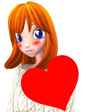 Falling in Love Stock Illustration