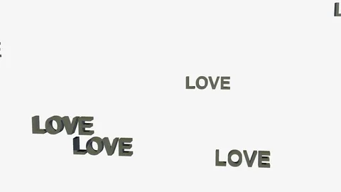 FALLING LOVE LOGOS Vídeos de archivo 72961609