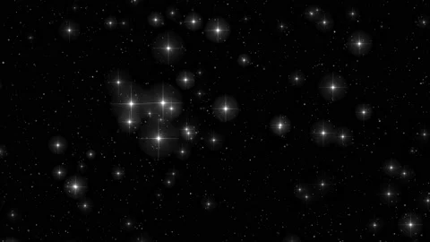 Falling magic stars dust particles video Stock Footage 148315707