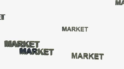 FALLING MARKET LOGOS Vídeos de archivo 72881680