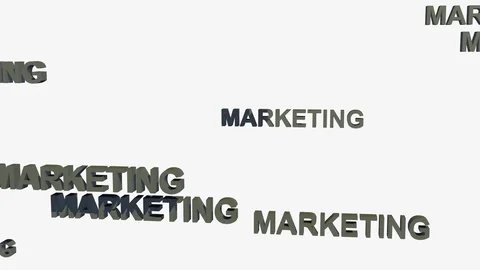 FALLING MARKETING LOGOS Vídeos de archivo 72934773