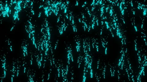 Falling math lines.The Matrix style binary code. 動画素材 98607848