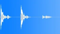 Falling metal pipe - dry Sound Effect