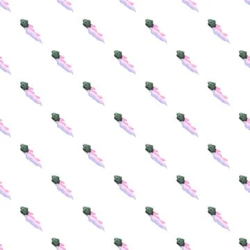 Falling meteor watercolor seamless pattern on white background Stock Illustration