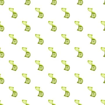 Falling money banknotes seamless pattern for finance concept Illustrazione stock