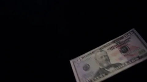 Falling money Stock Footage 80016524