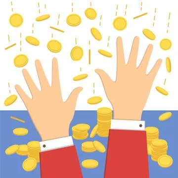 Falling money icon Stock Illustration