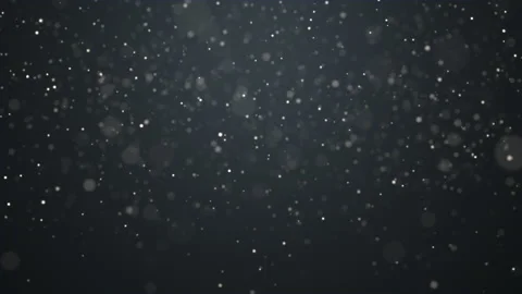 Falling motion dust particles black background Stock Footage 202338550