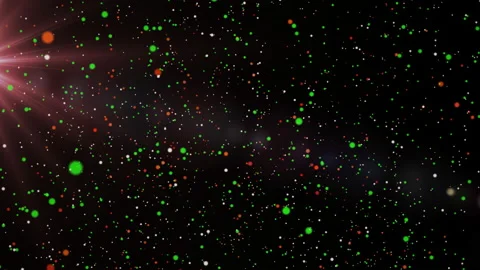 Falling multicolored balls, a festive concept Stock Footage 165857886