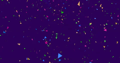 Falling multicolored sparkling confetti Stock Footage 148869504