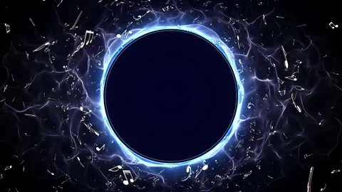 Falling Musical Notes Animation Background, Loop Stock-Footage 335213501