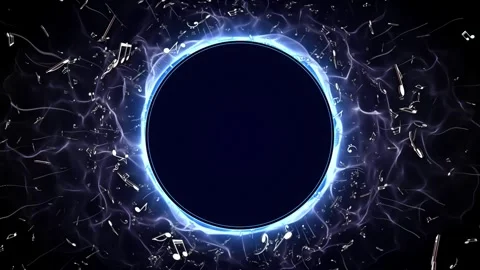 Falling Musical Notes Animation Background, Loop Stock-Footage 335213512