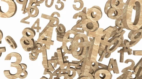 Falling Numbers Stock Footage ~ Royalty Free Stock Videos | Page 2