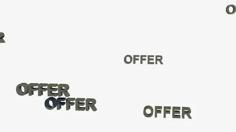 FALLING OFFER LOGOS Vídeos de archivo 73108387