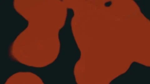 Falling Orange Bubbles Circles On Black Background Stock Footage 99378605