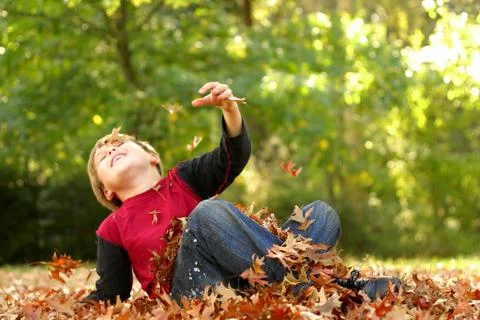 Falling over in the Autumn  Fall Stock Photos