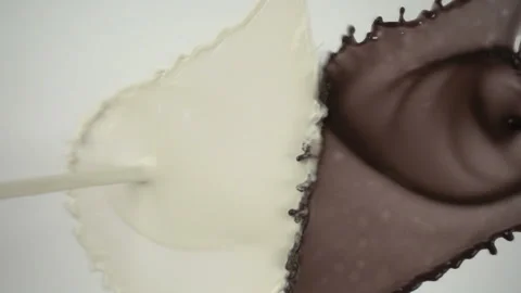 Falling paints in slow motion Stock Footage 99610210