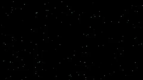 Falling particle black screen overlay Stock Footage 300607662