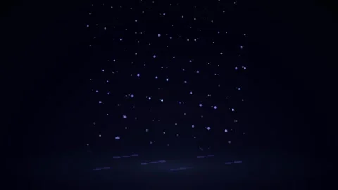 Falling Particle Bokeh Loop - Dark Reflective Surface Ambient Backdrop 스톡 동영상 341563425