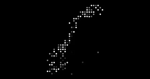 Falling Particle Rain Builds Norway Territory Video stock 313820258