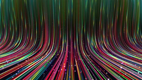 Falling Particle Wall Loop Stock Footage 167354764