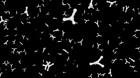 Falling particles with alpha Stock Footage 38320358