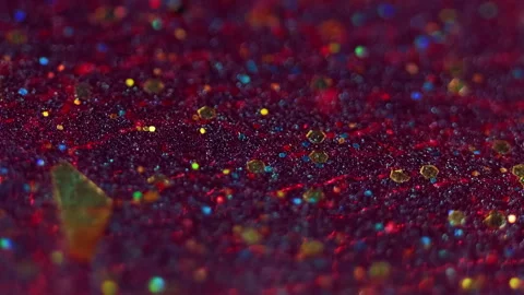 Falling particles geometric bokeh sequins paint Stock Footage 321687639