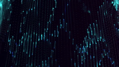 Falling Particles Rain. Looped backgroun... | Stock Video | Pond5