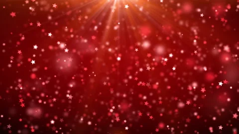 Falling particles red stars background video Stock Footage 201724121