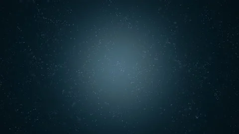 Falling particles snowflakes animation on blue dark background. Abstract snow Stock Footage 132833447