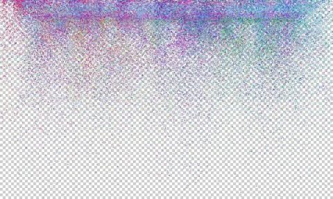 Falling particles on transparent background. 스톡 일러스트