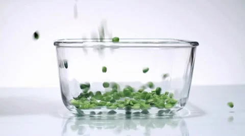 Falling Peas Stock Footage 7742185