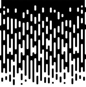 Falling pixels in the style of the Mentis. Pixel Abstract Mosaic Gradient Stock Illustration