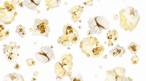 Falling Popcorn | Stock Video | Pond5