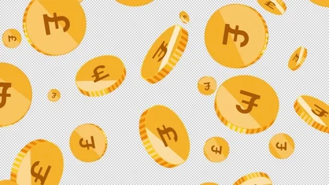 Falling Pound Video stock 224055017