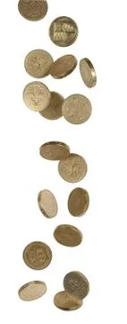 Falling pound Stock Photos