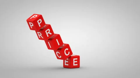 Falling Price Stock Footage 32725851