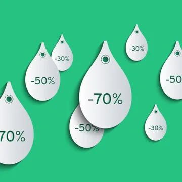 Falling prices Stock Illustration